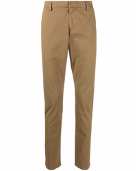 Pantalon chino marron clair Dondup