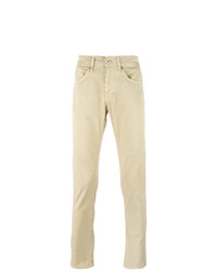 Pantalon chino marron clair Dondup