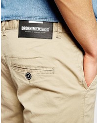 Pantalon chino marron clair Dr. Denim