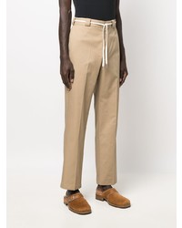 Pantalon chino marron clair Drôle De Monsieur