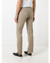 Pantalon chino marron clair Incotex