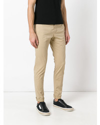 Pantalon chino marron clair Dondup