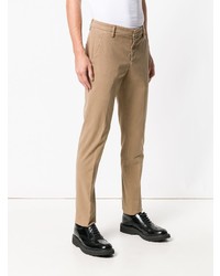 Pantalon chino marron clair Dondup