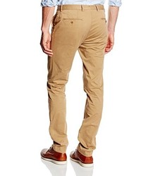 Pantalon chino marron clair Hackett London