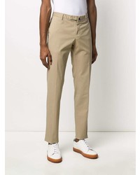 Pantalon chino marron clair Incotex