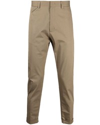 Pantalon chino marron clair Low Brand