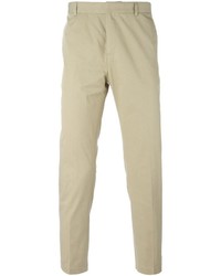 Pantalon chino marron clair Mauro Grifoni