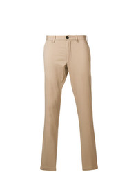 Pantalon chino marron clair Michael Kors Collection