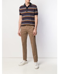 Pantalon chino marron clair Dell'oglio