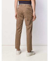 Pantalon chino marron clair Dell'oglio