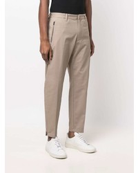 Pantalon chino marron clair Emporio Armani