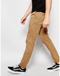 Pantalon chino marron clair