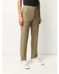 Pantalon chino marron clair Maison Flaneur