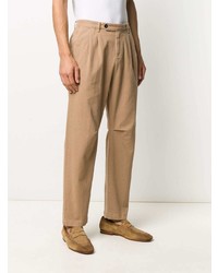 Pantalon chino marron clair Massimo Alba