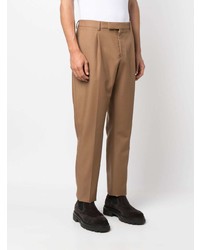 Pantalon chino marron clair Lardini