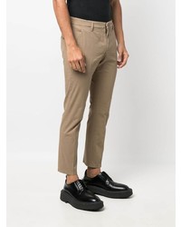 Pantalon chino marron clair Dondup