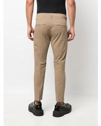 Pantalon chino marron clair Dondup