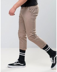 Pantalon chino marron clair Asos