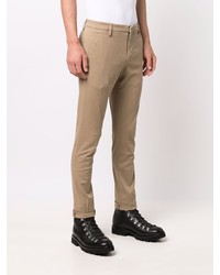 Pantalon chino marron clair Dondup