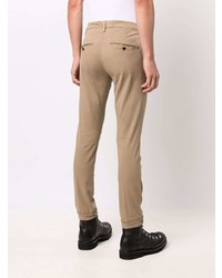 Pantalon chino marron clair Dondup