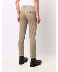 Pantalon chino marron clair Dondup