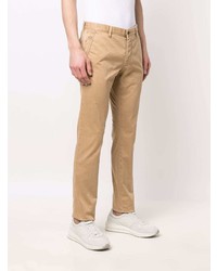 Pantalon chino marron clair Incotex