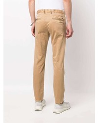 Pantalon chino marron clair Incotex