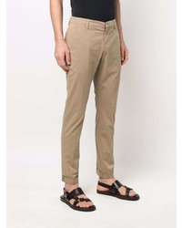 Pantalon chino marron clair Dondup