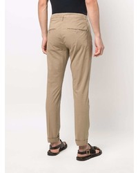 Pantalon chino marron clair Dondup