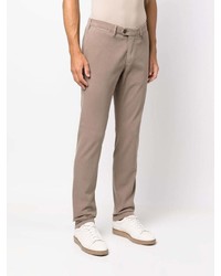 Pantalon chino marron clair Canali