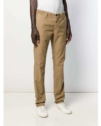 Pantalon chino marron clair Incotex