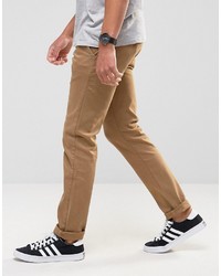 Pantalon chino marron clair Firetrap