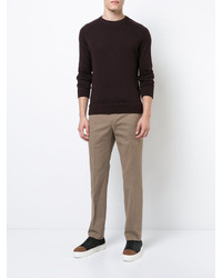 Pantalon chino marron clair Pt01