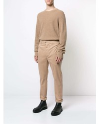 Pantalon chino marron clair Julien David