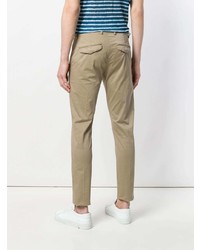 Pantalon chino marron clair Dondup