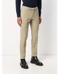 Pantalon chino marron clair Incotex