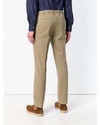 Pantalon chino marron clair Incotex