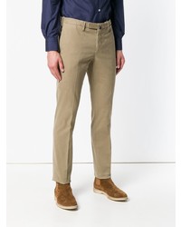 Pantalon chino marron clair Incotex