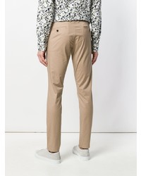 Pantalon chino marron clair Michael Kors Collection