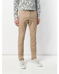 Pantalon chino marron clair Michael Kors Collection