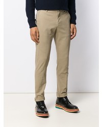 Pantalon chino marron clair Dondup