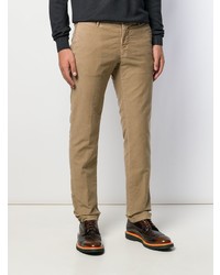 Pantalon chino marron clair Incotex