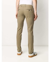 Pantalon chino marron clair Incotex