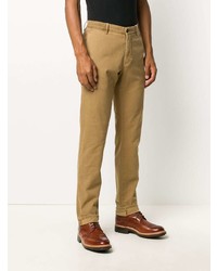 Pantalon chino marron clair Incotex