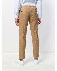 Pantalon chino marron clair Incotex