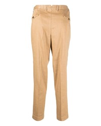 Pantalon chino marron clair Dell'oglio