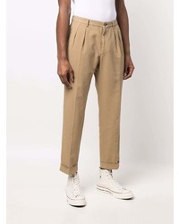 Pantalon chino marron clair Incotex