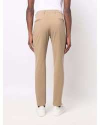 Pantalon chino marron clair Corneliani