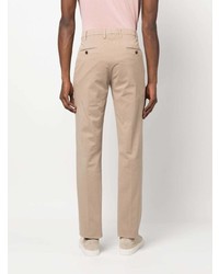 Pantalon chino marron clair Canali