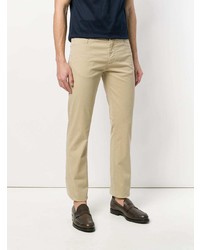 Pantalon chino marron clair Canali